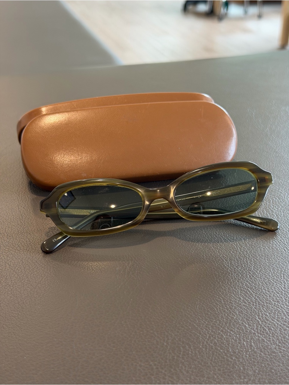 Oliver Peoples oval sunglasses